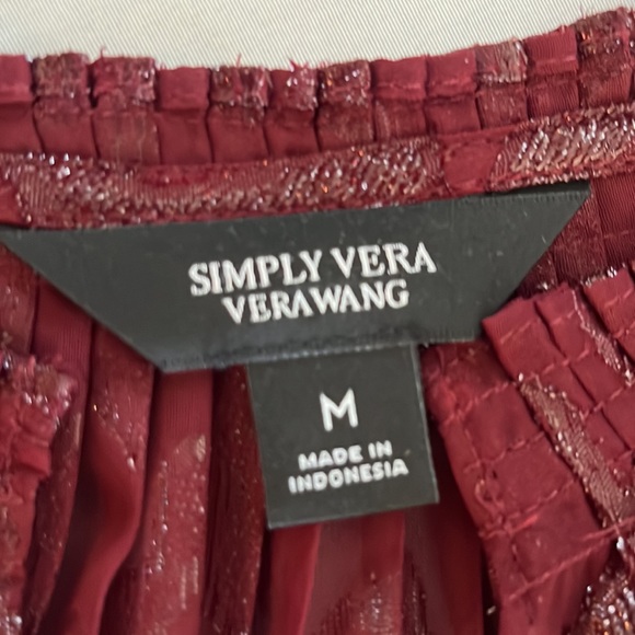 Simply Vera, Vera Wang Glitter sheer top - Picture 2 of 9